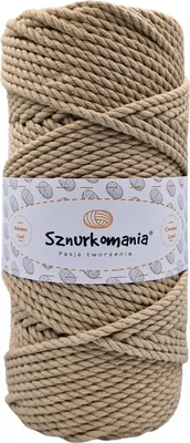 Obrázek produktu pro Makramé příze 5 mm 100 m třívrstvá, mnoho barev, bavlněná příze, bavlněná šňůra 5 mm třívrstvá, makramé šňůra, makramé šňůra, bavlněná šňůra, háčkovaná