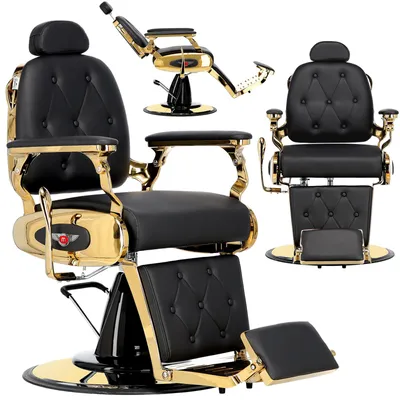 Zdjęcie produktu dla Fotel barberski Marcos fryzjerski hydrauliczny do salonu fryzjerskiego barber shop Barberking