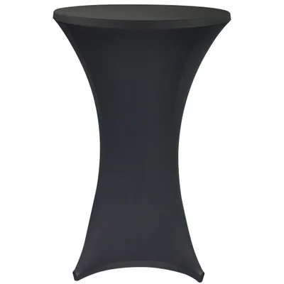 Produktbild von Diluma Stehtischhusse Stretch Elastique formgenäht in edlem Design, Farbe:Schwarz, Größe:Ø 60-65 cm