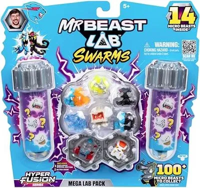 Immagine prodotto di Mr. Beast Lab Swarms Minifiguren 14er-Pack Mega Lab 4 3 cm Sortiment (4)