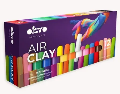Obrázek produktu pro Sada modelovací hmoty OKTO – 12 barev, 25001