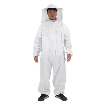 Produktbild von Imker Schutzanzug Imkerjacke mit Hut, Professionelle Imker Bienenschutz 65 % Baumwolle und 35 % Polyester