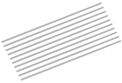 Edelstahlstangen 1,2 mm x 153 mm, 10 Stück, Vollschaft