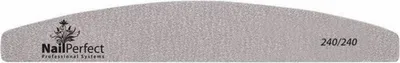 Produktbild von NailPerfect Feile NailPerfect Tools Halfmoon File 240/240 1Stuks