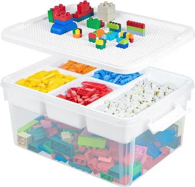 Produktbild von Stapelbare Aufbewahrungsbox 16 Liter mit Tablett
