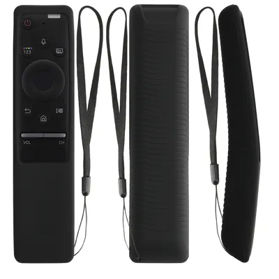 Produktbild von kwmobile Hülle Fernbedienung kompatibel mit Samsung BN59-01274A / BN59-01330B Hülle - Silikon Case für TV Zubehör in Schwarz