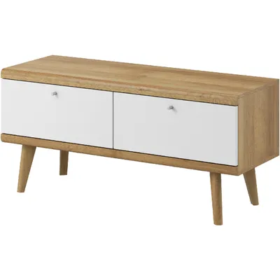 Produktbild von TV Lowboard PIRMO 01 riviera eiche / weiß
