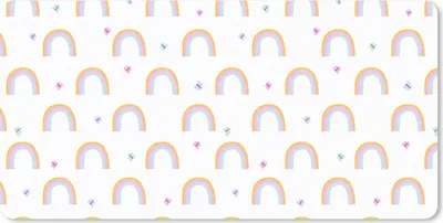Produktbild von MuchoWow® Mauspad Mousepad Regenbogen - Schmetterling - Baby 60x30 cm - Mousepads - Maus Mat - Pad - Mausunterlage - Nachhaltig