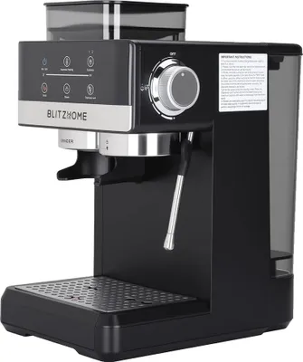 Produktbild von Espressomaschine, integrierte Mühle, 20Bar Druck, schwarz, EU