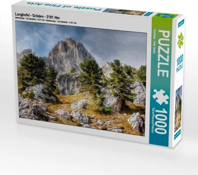 Produktbild von Calvendo Langkofel - Gröden - 3181 Hm 1000 Teile Puzzle quer 640x480mm, ; 7356398