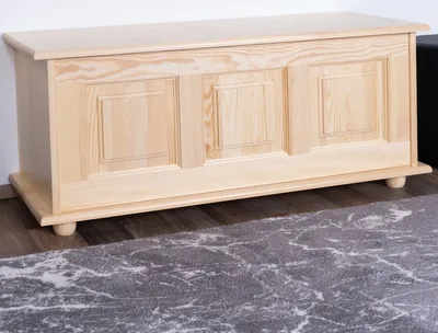 Produktbild von Truhe Kiefer massiv Vollholz natur 180 – 50 x 120 x 48 cm (H x B x T)