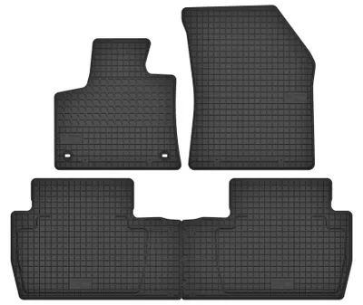 Zdjęcie produktu dla Dywaniki gumowe do Peugeot 5008 II 2017-2024 (crossover) – 4 szt., czarne, dopasowane – Wielganizator SolidTread