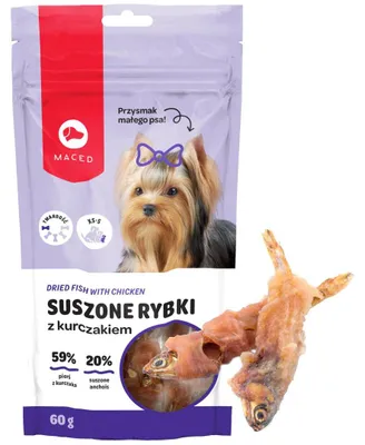 Produktbild von MACED Dried fish with chicken - Hundeleckerli - 60g