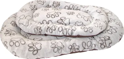 Obrázek produktu pro Pelíšek pro psy a kočky Poduška Trendy 80 x 50 cm A55, šedá/hnědá