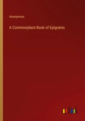 Produktbild von A Commonplace Book of Epigrams