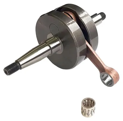 Imagen del producto de Bcr Minarelli, motores para competición AM4/AM5/AM6, tipo "full", masas volantes, cigüeñal plateado. Color: plateado. Talla única
