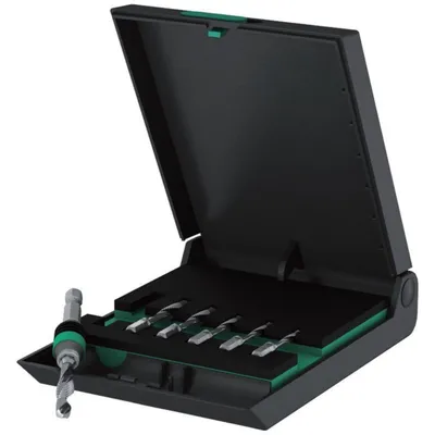 Produktbild von Wera 847/7, Bohrer, Bohrerbit-Set, 6,35 mm, Hochgeschwindigkeitsstahl (HSS), Sechskantschaft, Tschechische Republik