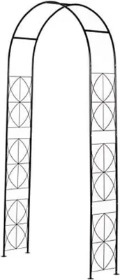 Productafbeelding van Famanu tuinenboog, elegante metalen constructie - 114 x 30 x 230 cm