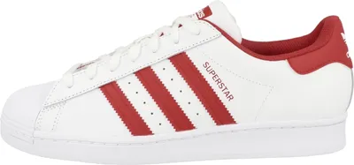 Produktbild von Adidas Superstar XLG Ledertrainer für Herren in Weiß Rot – 8 Großbritannien - 42 EU - 8,5 M/9,5 F US / weiß Rot