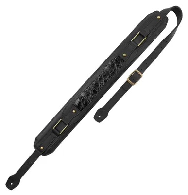 Produktbild von Levys Leathers MCH11APX-BLK 3'' Apex-Gitarrengurt aus Leder Schwarz