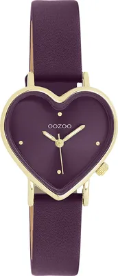 Produktbild von Oozoo Damen Lederarmband Uhr OOZOO Timepieces lila Analog Quarzuhr UOC11450