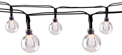 Obrázek produktu pro Grundig Solar – světelná girlanda, délka 6,9 m – 50 LED diod – solární osvětlení do zahrady