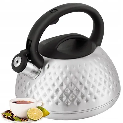 Produktbild von Hauspremium Traditioneller Wasserkessel mit Pfeife, Induktion, 3L