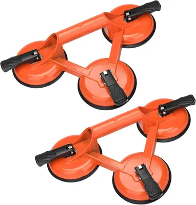 Produktbild von 2er-Set Saugnapf für Glasplatten Fliesen Halterung Schwerlast bis 130 kg Set mit 2 Stück