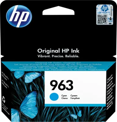 Obrázok produktu pre HP 963 Cyan Tintenpatrone 10,74ml