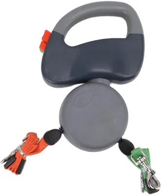 Produktbild von Hundeleine, Wanderhundeleine Geeignet für Hunde, doppelte Leine, automatische Riemenleine Geeignet für Haustiere