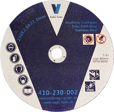 Produktbild von Trennscheiben Flexscheiben 115mm/125mm/230mm Allrounder oder Akku-flex 230mm 10 Stück