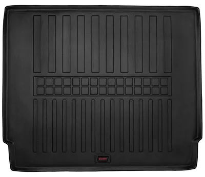 Image de Tapis de coffre en caoutchouc 3D - TPE avec rebord surélevé, compatible avec : Peugeot 5008 (2008-2017)