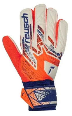 Immagine prodotto di Reusch - Guanti da portiere "Attrakt Starter" da uomo PP11817 (7,5) (Bianco/Blu/Arancione)