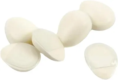 Immagine prodotto di Cuscini per orecchini a clip, confezione da 3 paia, da applicare, color crema, accessori per orecchini a clip