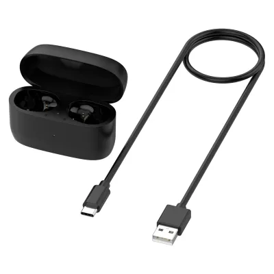 Zdjęcie produktu dla Etui ładujące do słuchawek Elite 4 True Wireless Bluetooth, zastępujące etui ładujące do Elite 3 USB-C, czarne