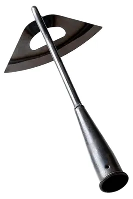 Produktbild von Gartenhacke Hohlhacke Unkrauthacke aus Edelstahl mit langem Stiel