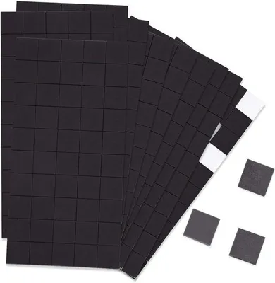 Produktbild von Seltene magneten, 10 x 10 x 2 mm starke magneten, selbstklebende magnetfolie, flache magneten für Whiteboards, starke haftende magneten, selbstklebende Magnetplatten, Küchenmagneten für Whiteboards