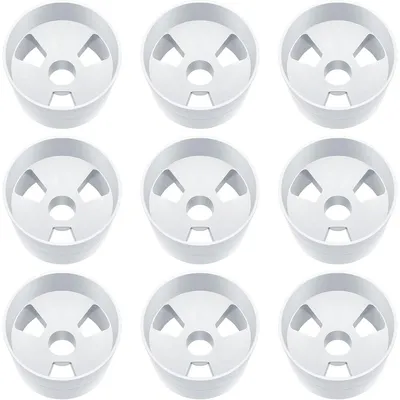 Produktbild von 9pcs Golf Lochbecher, Golf-Übungslochbecher aus ABS-Kunststoff für den Garten, 4inch