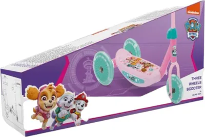 Produktbild von PAW Patrol 3-Rad-Kinderroller „Girl Pup Power“ | Rosa | Ab 3 Jahren