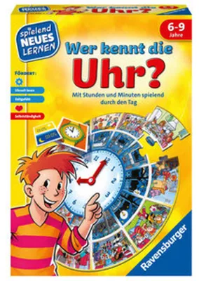 Produktbild von Ravensburger Spielend Neues Lernen Uhrzeit-Lernspiel Wer kennt die Uhr? 24995