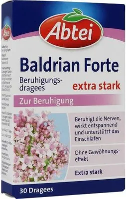 Obrázek produktu pro Abbey Valerian forte potahované tablety 30 kapslí