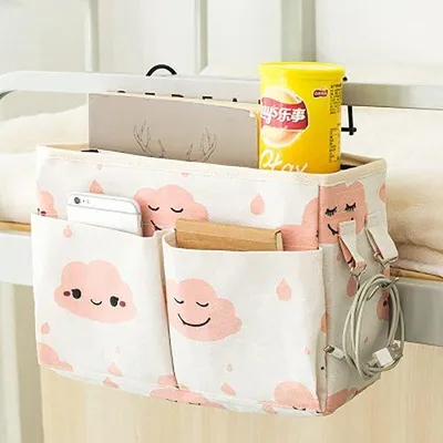 Produktbild von Schlafzimmer Ordnungsbox für Arbeitsplatz Heim Büro Unterricht Schlafzimmer Badezimmer Stapelbett (Rosa)