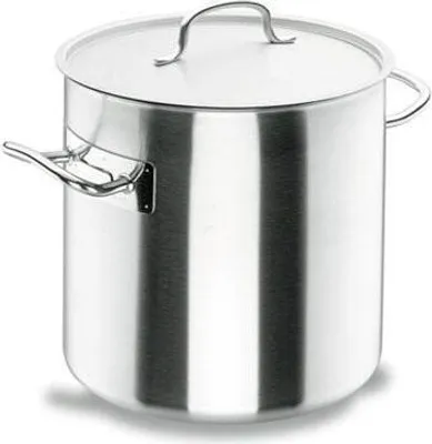 Produktbild von Suppentopf, Fleischtopf, Edelstahl 18/10, silber, 98 l, Ø 50 cm, Höhe: 50 cm