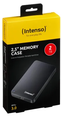 Obrázok produktu pre Externý pevný disk Intenso 2,5 palca, pamäť 2 TB, farba: čierna