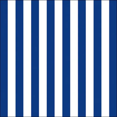 Produktbild von Servietten Papier 33x33cm 3-lagig mit blau weißen Streifen 20 Stk.