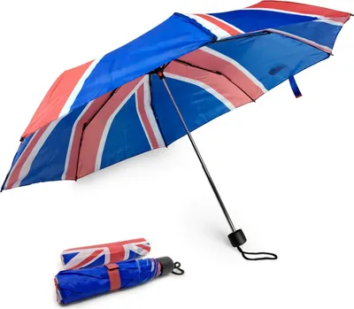 Produktbild von Taschenregeschirm Union Jack England Fahne UK Taschenschirm Ø 98 cm