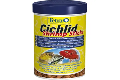 Image de Tetra Cichlid Shrimp Sticks 250 ml nourriture principale pour poissons d'ornement