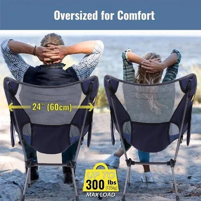 Produktbild von Famanu Campingstuhl Ultraleicht - Faltstuhl für Strand, Wandern, Camping, Picknick und Backpacking
