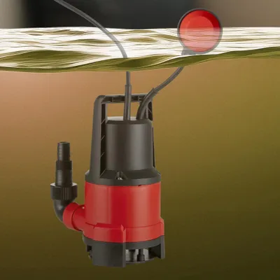 Produktbild von Schmutzwasserpumpe mit Schwimmer 8000 l/h Schmutzpartikel bis 25 mm