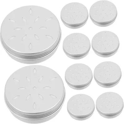 Produktbild von Hunde-Geruchstraining-Set – Nasenarbeit für Hunde – Hundeausbildung – 10-teiliges Set – 6,8 cm – Silber